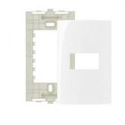 MARGIRIUS SLEEK PLACA + SUPORTE 4X2 1 POSTO HORIZONTAL