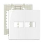 MARGIRIUS SLEEK PLACA + SUPORTE 4X4 2 POSTOS HORIZONTAL