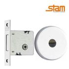 STAM FECHADURA TETRA QUADRADA INOX 1004