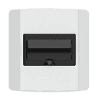 ILUMI QUADRO DISTRIB. 4/6 DISJ. NEMA/DIN C/ BARRAM. (LENTE FUME)