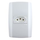 ILUMI SLIM C/P 1 TOMADA 2P+T 10A HORIZONTAL