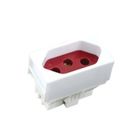 ILUMI SLIM MODULO 1 TOMADA 2P+T 20A VERMELHA