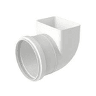 CONEXTEC JOELHO RETANGULAR P/ CALHA 100MM