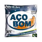 AÇOBOM PALHA DE AÇO 1 MÉDIA C/ 20