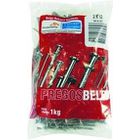 BELGO PREGO C/ CABEÇA 25x72 1Kg