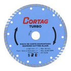 CORTAG DISCO DIAMANTADO TURBO 180 (FURO 25,4 / REDUÇÃO 22,2)