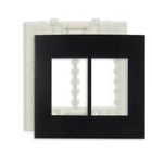 MARGIRIUS EBONY CLEAN PLACA + SUPORTE 4X4 6 POSTOS HORIZONTAL