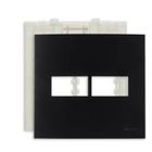 MARGIRIUS EBONY CLEAN SLEEK PLACA+SUPORTE 4X4 2 POSTOS