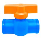 REBOUÇAS REGISTRO ESFERA IRRIGAÇÃO 50MM AZUL C/02