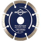 BRASFORT DISCO DIAMANTADO SEGMENTADO 105X20MM