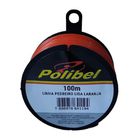 POLIBEL LINHA PEDREIRO LISA LARANJA 100M