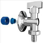 BLUKIT TORNEIRA ESFERA MINI MÁQUINA DE LAVAR ABS CROMADA 1/4 VOLTA