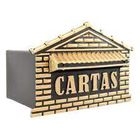 PRIME CAIXA DE CORREIO/CARTA 4P DOURADA PVC