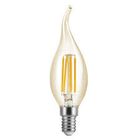 FOXLUX LAMPADA LED FILAMENTO (VELA CHAMA) E14 BA35 2W 2200k BIV.