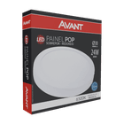 AVANT PAINEL LED SOBREPOR RED. BR 18W X 6.500K (22CM)