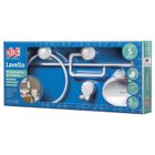 HERC KIT BANHEIRO LAVELLO BRANCO 5 PÇS 