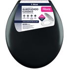 ATLAS ASSENTO ALMOFADADO CLÁSSICO PLÁSTICO PRETO 