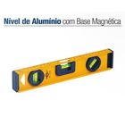 BRASFORT NÍVEL ALUMÍNIO BASE MAGNÉTICA 35CM