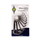 BRASFORT JOGO CHAVE ALLEN 1,5 A 10MM C/ 10
