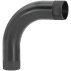 AMANCO CURVA PVC PRETA ELETRO 90X1/2