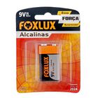 FOXLUX BATERIA ALCALINA 9V BLISTER C/ 01 UN