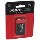 AVANT BATERIA ALCALINA 9V C/ 01