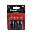 AVANT PILHA ALCALINA PEQUENA AA BLISTER C/ 04