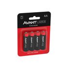 AVANT PILHA ALCALINA PEQUENA AAA BLISTER C/ 04