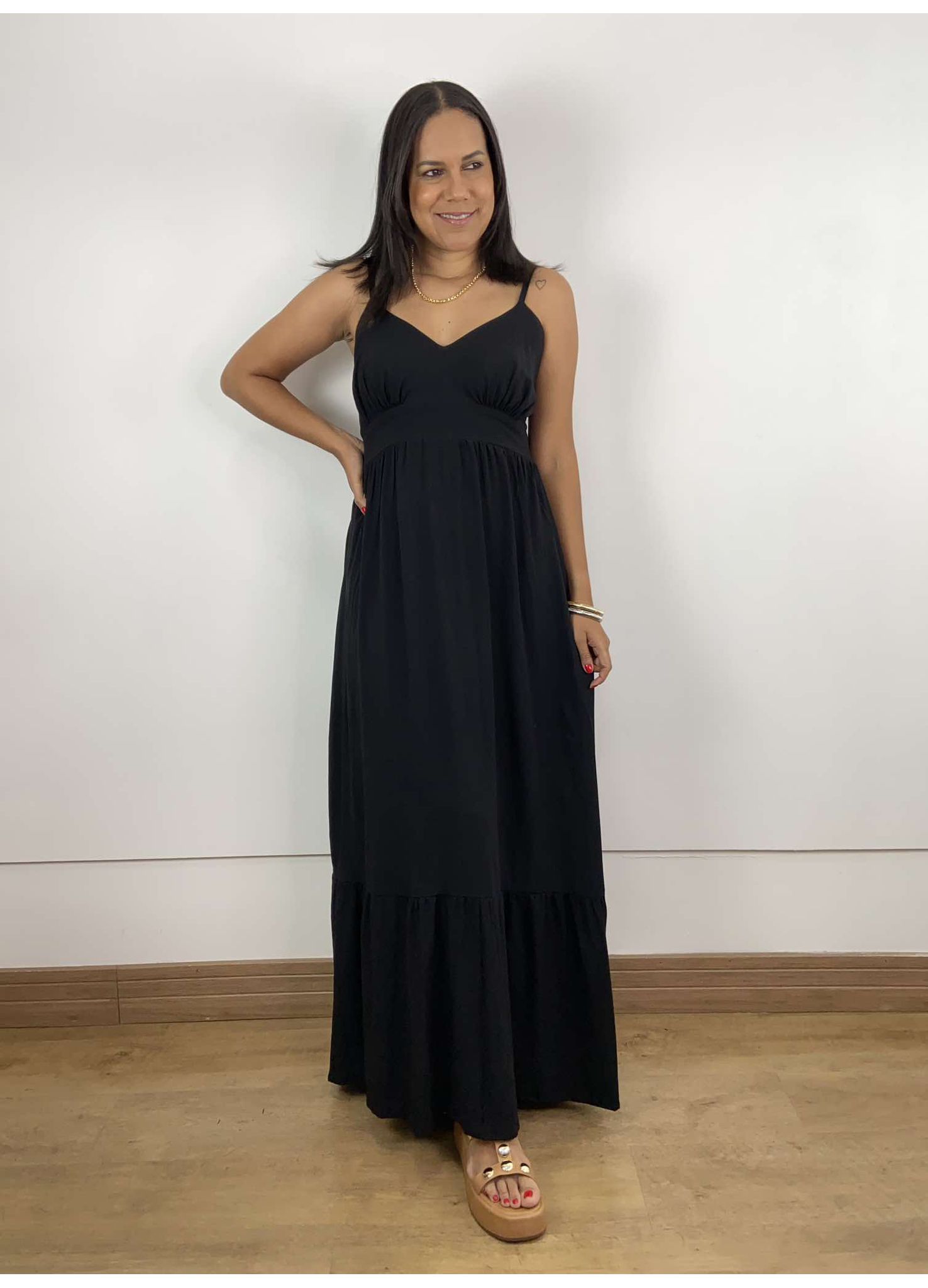 Vestido Marina Preto