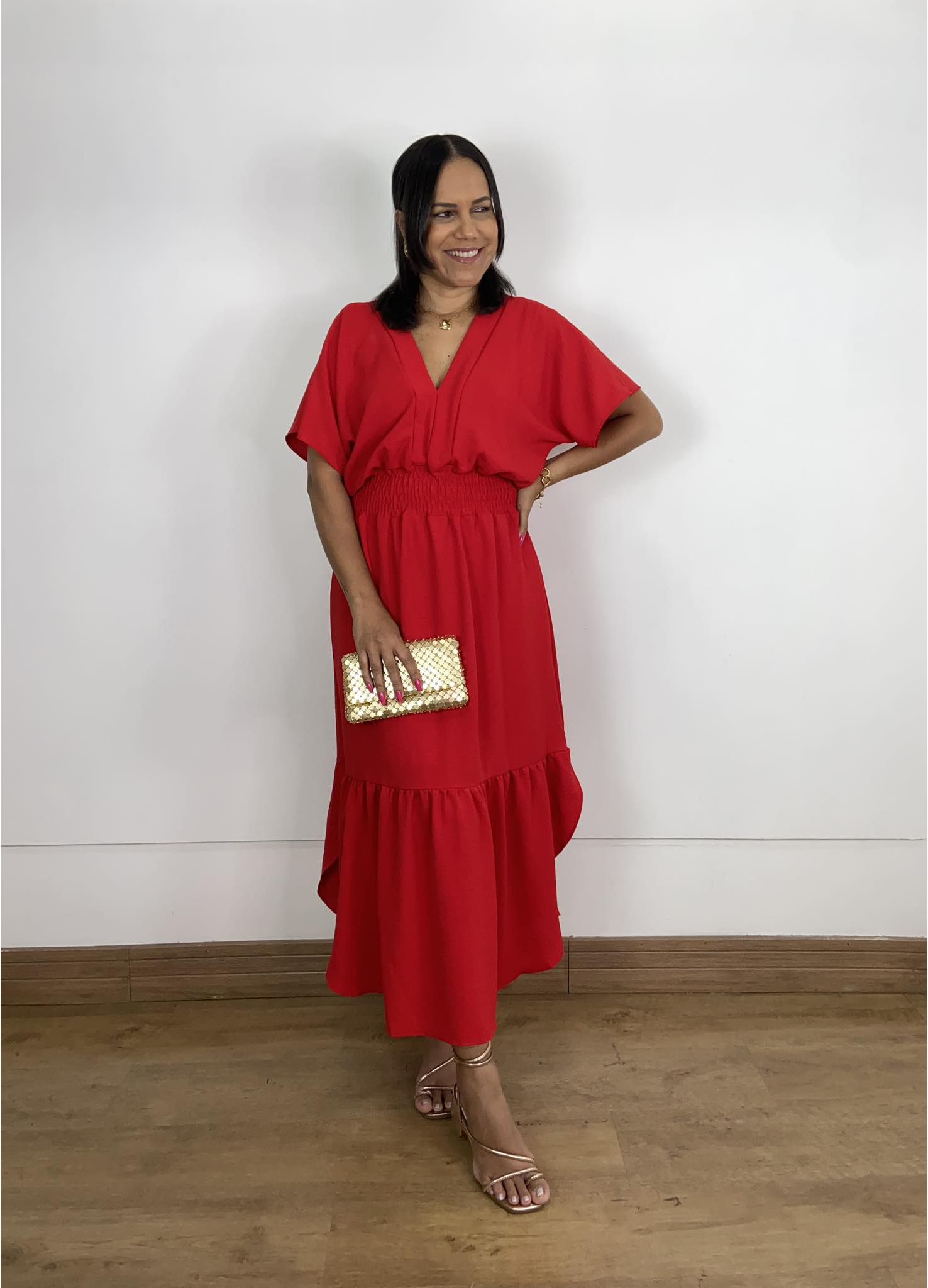 Vestido Eliana Vermelho