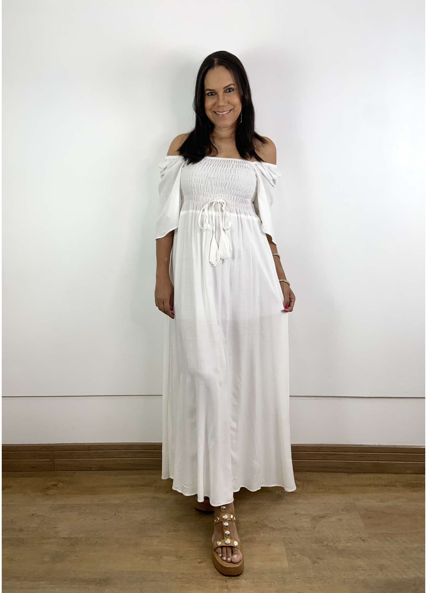 Vestido Thaise Branco