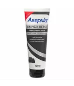 Asepxia Carvão Detox Limpeza Esfoliante 120g