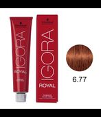 Coloração Igora Royal 6.77 Louro Escuro Cobre Extra