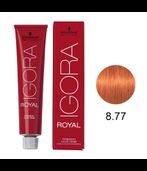 Coloração Igora Royal 8.77 Louro Claro Cobre Extra