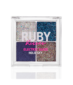Ruby Kisses Eletric Glaze Holo Sky Paleta de Sombra Glitter 