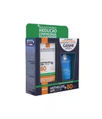 La Roche-Posay kit Protetor Solar Facial Anthelios Airlicium FPS 80 40g + Gel de Limpeza Effaclar Concentrado 50g
