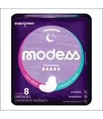  MODESS ABSORVENTE NOTURNO COM ABAS 8UN