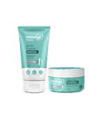 Monange Kit Facial Hialurônico Anti-Oleosidade Sabonete 120g + Gel Creme Hidratante 80g