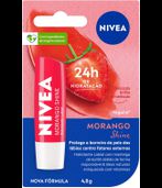 Nivea Hidratante Labial Morango Shine 4,8g