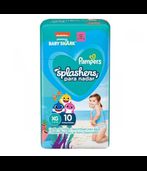 Pampers Splashers para Nadar Fralda Descartável XG (11-17kg) 10 unidades