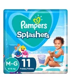 Pampers Splashers para Nadar Fralda para Água G (9-13kg) 11 unidades