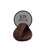 Acquaflora Coloração Creme Permanente 5.73 Castanho Claro Marrom Dourado 60g