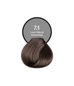 Acquaflora Coloração Creme Permanente 7.1 Louro Natural Acinzentado 60g