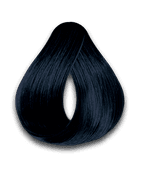 Haskell Coloração Creme Permanente Excllusic Color 1.0 Preto Azulado 50g