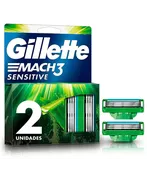 Carga para Aparelho de Barbear Gillette Mach3 Sensitive com 2 unidades