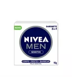 Nivea Men Sabonete 3 em 1 Sensitive 90g