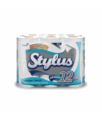 Stylus Papel Higiênico Folha Dupla Neutro 20 metros com 12 rolos