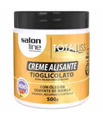 Salon Line Manga Médio Pote Creme Alisante 500g