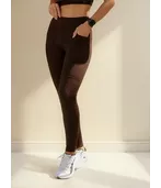 Selene Legging com Bolso cor Café G