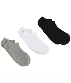 Rafa Parize Kit 3 Meias Confort Invisíveis Preto/Mescla/Branco - 33-38
